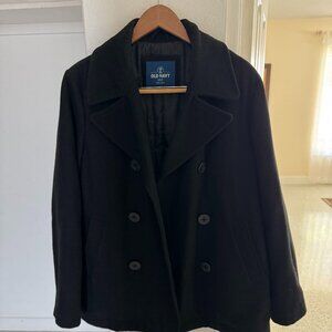 Black women's peacoat